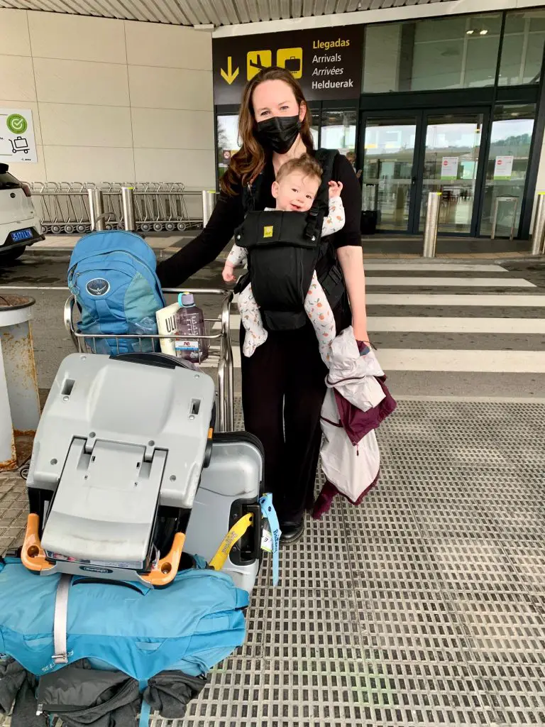 tips for airplane travel with 1 year old