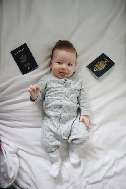 new born travel document