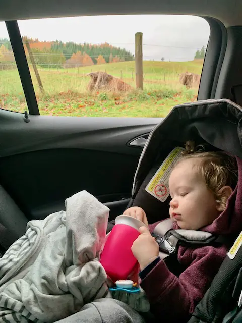 scotland travel with toddler